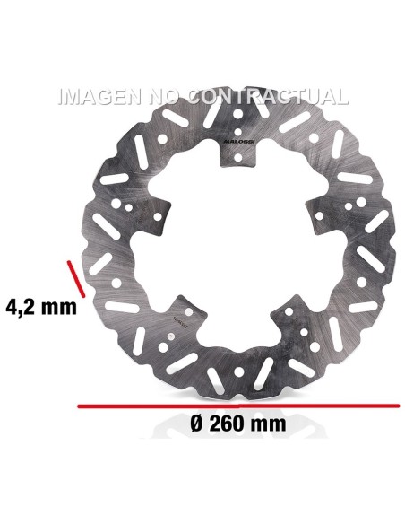 DISCO FRENO MALOSSI WOOP DISC APRILIA SR MAX 125