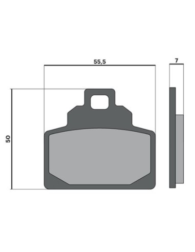 PASTILLA FRENO MALOSSI BRAKE PADS VESPA GTS 310 E5