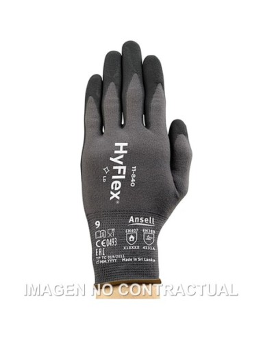 GUANTES ANSELL HYFLEX 11-840 TALLA 9 (medida L)