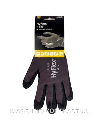 GUANTES ANSELL HYFLEX 11-840 Pro TALLA 8 (medida M)
