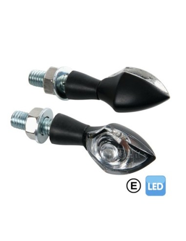 INTERMITENTES CON LED LAMPA PIXIA 12V NEGRO