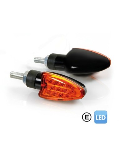 INTERMITENTES DE LED LAMPA ARROW 12V NEGRO