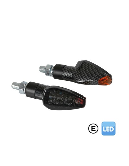 INTERMITENTES CON LED LAMPA TUAREG 12V CARBON