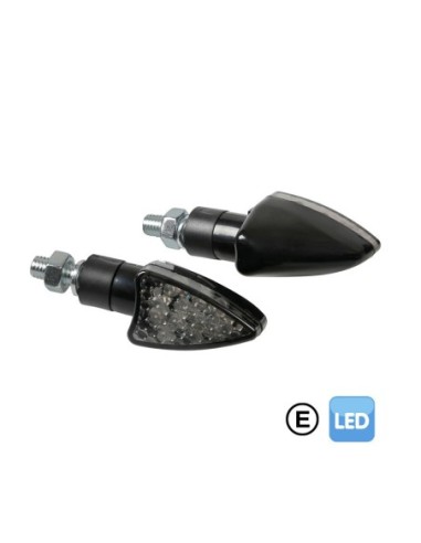 INTERMITENTES CON LED LAMPA ARROW-2 12V LED NEGRO