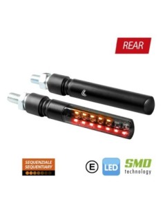 INTERMITENTES DE LED SECUENCIAL Y LUZ DE POSICIÓN/FRENO TRASERA LAMPA LINE SQ 12V