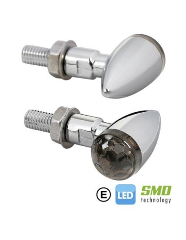 INTERMITENTES DE LED LAMPA DROP CROMO