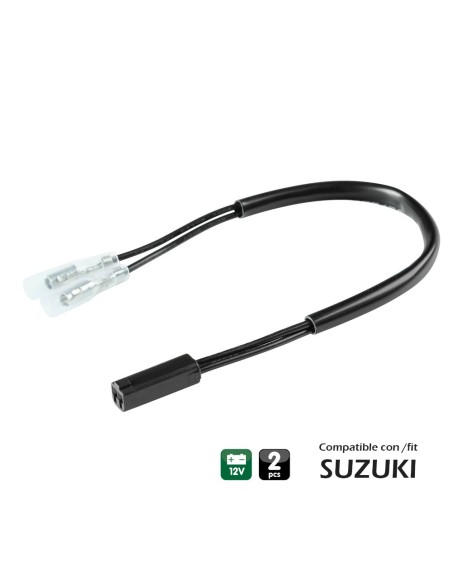 CONECTORES PARA INTERMITENTES LAMPA (2 UDS) COMPATIBLE PARA SUZUKI