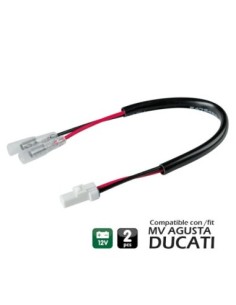 CONECTORES PARA INTERMITENTES LAMPA (2 UDS) COMPATIBLE PARA MV AGUSTA / DUCATI (TYPE 1)