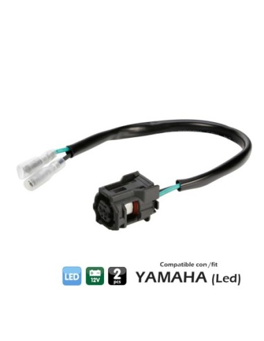 CONECTORES PARA INTERMITENTES LAMPA (2 UDS) COMPATIBLE PARA YAMAHA (LED)