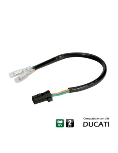 CONECTORES PARA INTERMITENTES LAMPA (2 UDS) COMPATIBLE PARA DUCATI (TYPE 2)