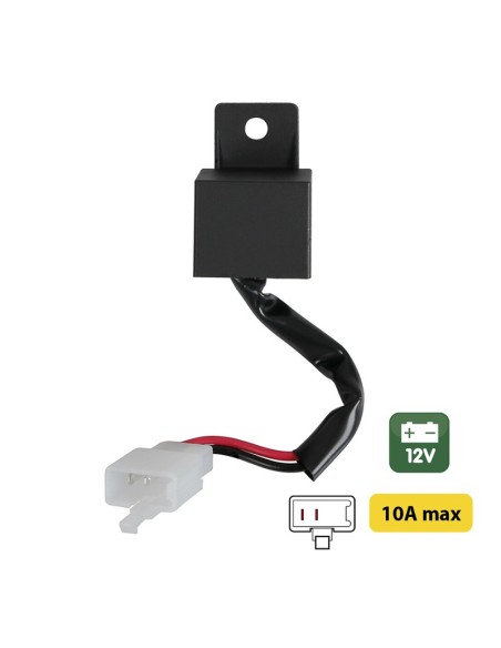 INTERMITENCIA ELECTRÓNICA LAMPA FLASHER 2 PIN PLUG & PLAY 12V 10A