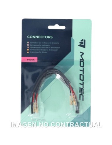 PAR DE CONECTORES MOTOTEC INTERMITENTES SUZUKI