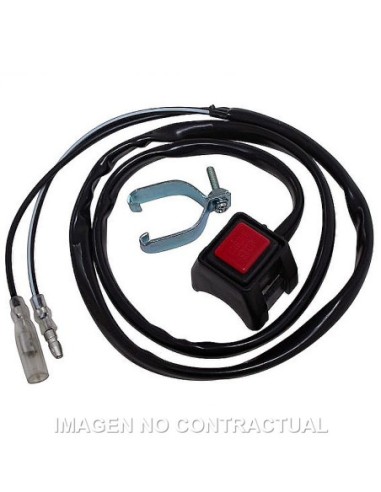 Pulsador paro Yamaha YZ80-85-125-250-400 Con cable y conector