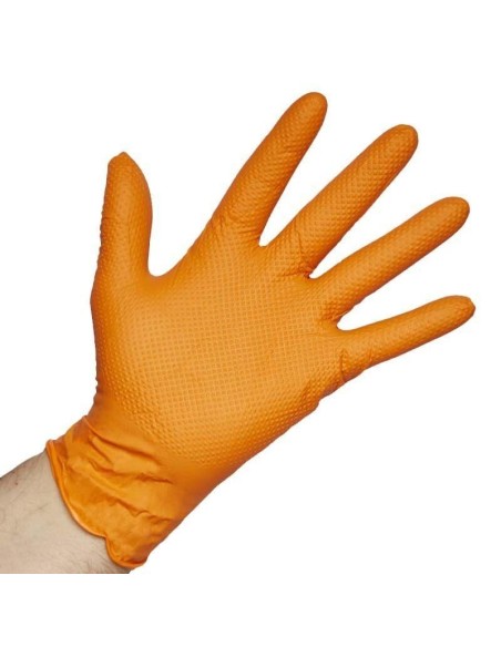 guantes de nitrilo super diamantado lion caja de 50 unidades talla m