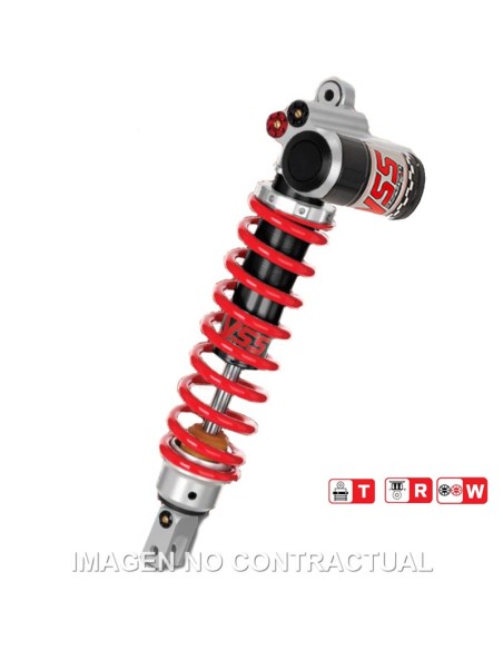 Amortiguador Trasero YSS Gas Top Line c/Botella superior CRF R 450 Honda