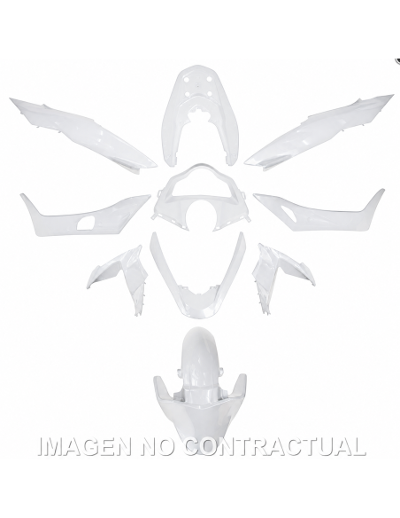 KIT PLASTICOS HERT HONDA PCX 125 10 PZAS BLANCO