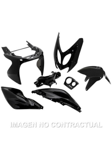 KIT PLASTICOS HERT YAMAHA AEROX NEGRO BRILLO