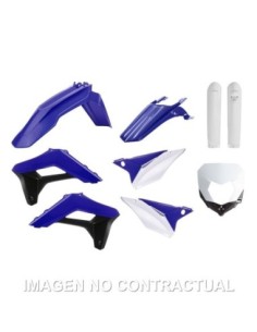 Kit completo de plásticos Polisport para Sherco SE-R/SEF-R(17/23) OEM color azul - blanco (enduro)