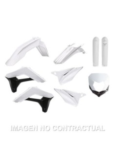 Kit completo de plásticos Polisport para Sherco SE-R/SEF-R(17/23) color blanco (enduro)