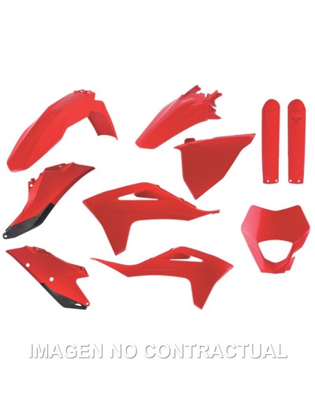 Kit completo de plásticos Polisport para GasGas EC/ECF(21/23) OEM color rojo (enduro)