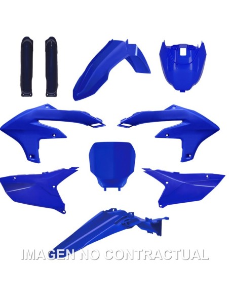 Kit completo de plásticos Polisport para Yamaha YZ450F(23/24) YZ250f(23) OEM color azul (MX)