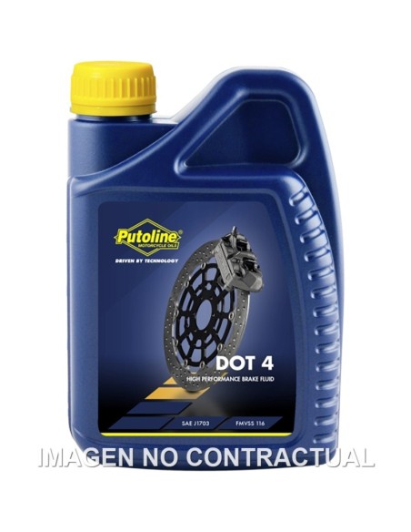 Botella Putoline DOT 4 BRAKE FLUID 1 L