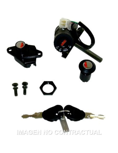 Kit llaves contacto, sillín y guantera Aprilia Sport City 125
