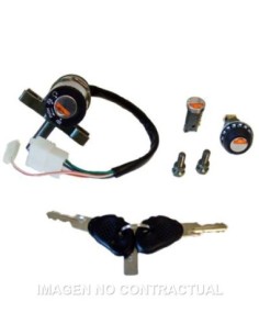 Kit llaves contacto, sillín y guantera Aprilia Scarabeo 4T - Quattro