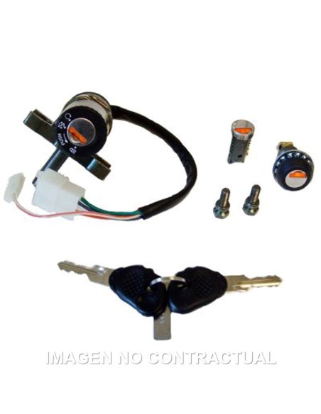 Kit llaves contacto, sillín y guantera Aprilia Scarabeo 4T - Quattro