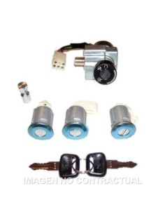 Kit llaves contacto, sillín y guantera Peugeot Geo 50
