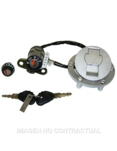 Kit llaves contacto, sillín y depósito Derbi GPR-50