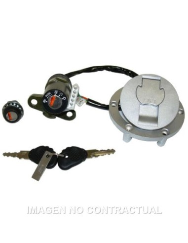 Kit llaves contacto, sillín y depósito Derbi GPR-50