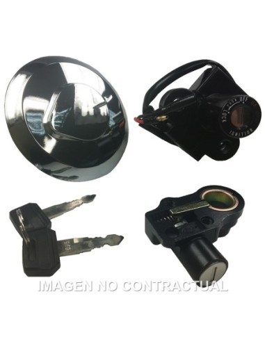 Kit llaves contacto, sillín y depósito Honda CBF 250