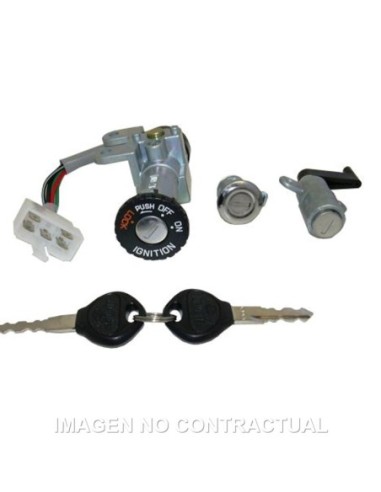 Kit llaves contacto, sillín y guantera Kymco people 50