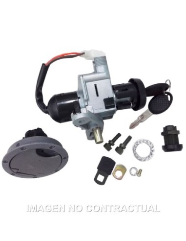 Kit llaves contacto (3 PINS), guantera y depósito Yamaha Aerox50