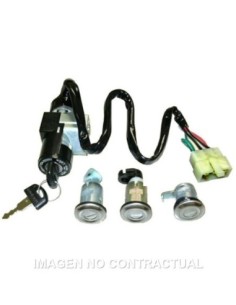 Kit llaves contacto, sillín y guantera Honda SJ Bali 50