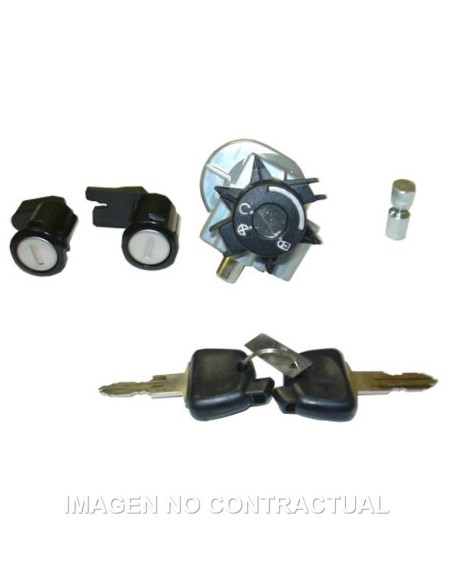 Kit llaves contacto, sillín y guantera Peugeot 50 Elyseo