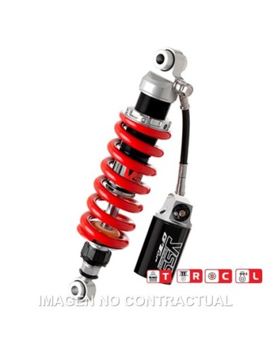 Amortiguador Trasero YSS Gas Top Line c/Botella con latiguillo Yamaha RD350