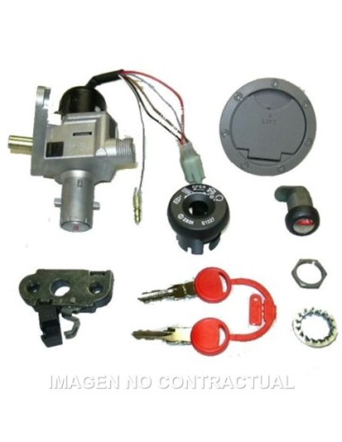 Kit llaves contacto, sillín, guantera y depósito Yamaha 50 Aerox