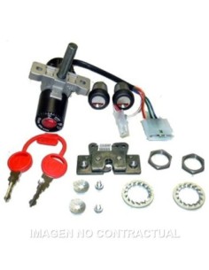 Kit llaves contacto, sillín y guantera Derbi Predator 50