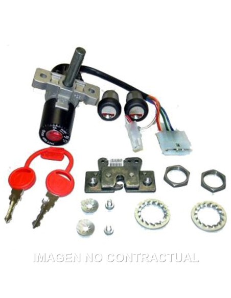 Kit llaves contacto, sillín y guantera Derbi Predator 50
