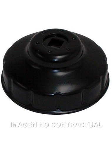 Llave filtro aceite 76 mm - 12