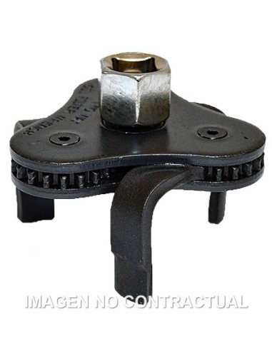 Llave filtro de aceite con brida acero