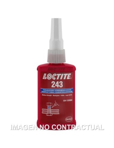 Loctite 243 BO 10ML EPIG Fijador resistencia Media Piezas aceitadas