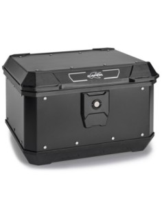 MALETA KAPPA ML 40LTS K´METROBOX ALUMINIO NEGRO Monolock