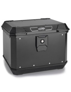 MALETA KAPPA ML 50LTS K´METROBOX ALUMINIO NEGRO Monolock