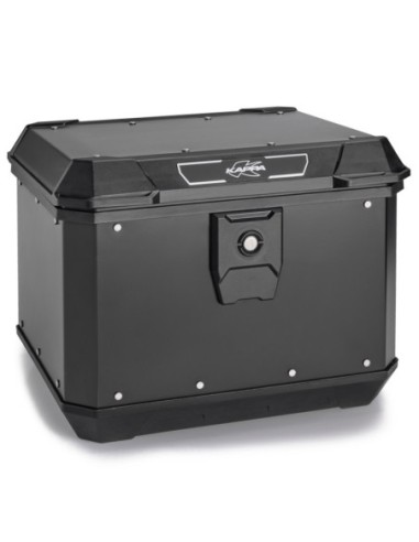 MALETA KAPPA ML 50LTS K´METROBOX ALUMINIO NEGRO Monolock