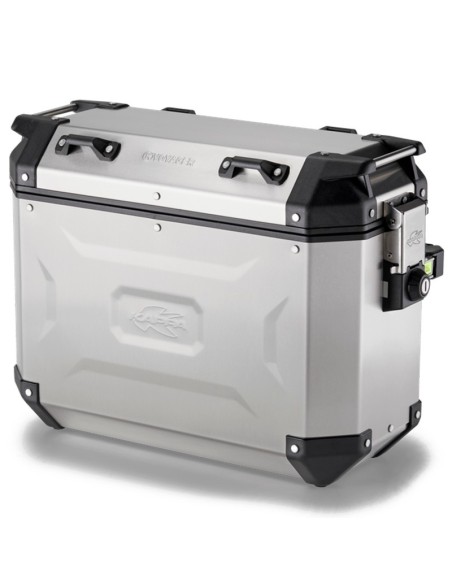 MALETA KAPPA MKCAM-SIDE 37LTS  K' VOYAGER ALUMINIO NATURAL SX Monokey Cam Side System