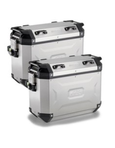 MALETAS KAPPA MKCAM-SIDE 37L K' VOYAGER ALUMINIO NATURAL Monokey Cam Side System