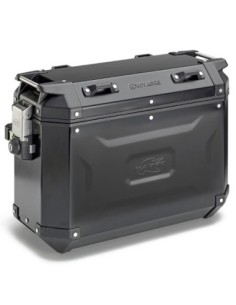 MALETA KAPPA MKCAM-SIDE 37L K' VOYAGER ALUMINIO BLACK LINE SX Monokey Cam Side System